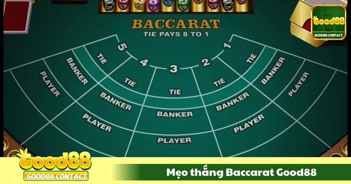 Mẹo Thắng Baccarat Good88 - Chiến Thuật Ít Rủi Ro 2 Hướng dẫn nhận biết Banker/Player